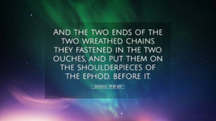 Picture 05 - Exodus 39:18 KJV Desktop Wallpaper - And the two ends of the two wreathed chains they - Desktop Bible Verse Wallpaper