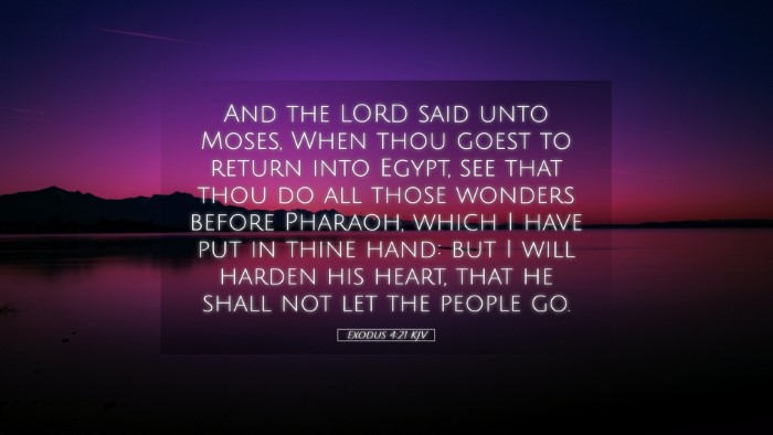 Picture 05 - Exodus 4:21 KJV Desktop Wallpaper - And the LORD said unto Moses, When thou goest to - Desktop Bible Verse Wallpaper