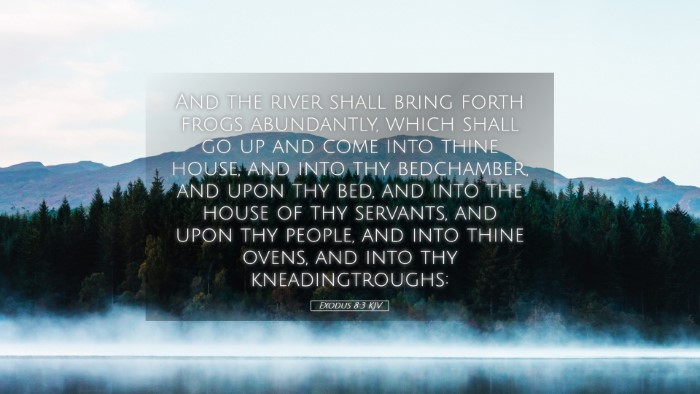 Picture 05 - Exodus 8:3 KJV Desktop Wallpaper - And the river shall bring forth frogs abundantly, - Desktop Bible Verse Wallpaper