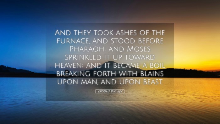 Picture 05 - Exodus 9:10 KJV Desktop Wallpaper - And they took ashes of the furnace, and stood - Desktop Bible Verse Wallpaper