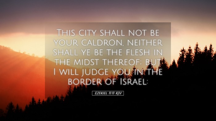 Picture 05 - Ezekiel 11:11 KJV Desktop Wallpaper - This city shall not be your caldron, neither - Desktop Bible Verse Wallpaper