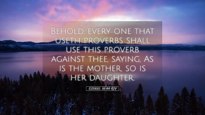 Picture 05 - Ezekiel 16:44 KJV Desktop Wallpaper - Behold, every one that useth proverbs shall use - Desktop Bible Verse Wallpaper