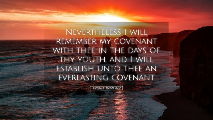 Picture 05 - Ezekiel 16:60 KJV Desktop Wallpaper - Nevertheless I will remember my covenant with - Desktop Bible Verse Wallpaper