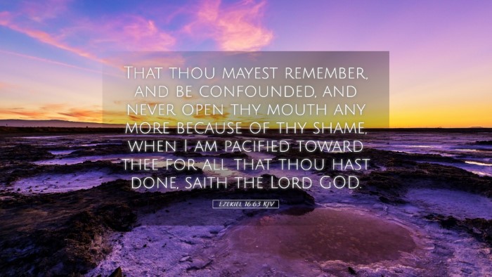 Picture 05 - Ezekiel 16:63 KJV Desktop Wallpaper - That thou mayest remember, and be confounded, and - Desktop Bible Verse Wallpaper