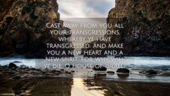 Picture 05 - Ezekiel 18:31 KJV Desktop Wallpaper - Cast away from you all your transgressions, - Desktop Bible Verse Wallpaper