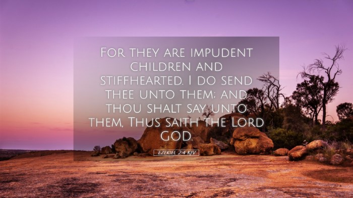 Picture 05 - Ezekiel 2:4 KJV Desktop Wallpaper - For they are impudent children and stiffhearted. - Desktop Bible Verse Wallpaper