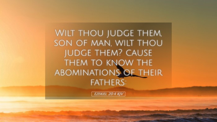 Picture 05 - Ezekiel 20:4 KJV Desktop Wallpaper - Wilt thou judge them, son of man, wilt thou judge - Desktop Bible Verse Wallpaper