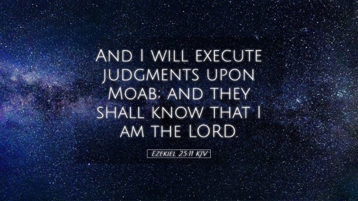 Picture 05 - Ezekiel 25:11 KJV Desktop Wallpaper - And I will execute judgments upon Moab; and they - Desktop Bible Verse Wallpaper