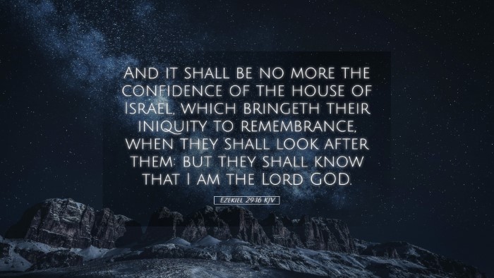 Picture 05 - Ezekiel 29:16 KJV Desktop Wallpaper - And it shall be no more the confidence of the - Desktop Bible Verse Wallpaper