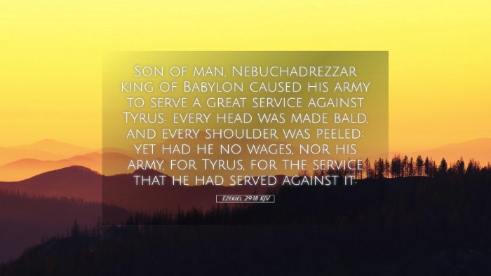 Picture 05 - Ezekiel 29:18 KJV Desktop Wallpaper - Son of man, Nebuchadrezzar king of Babylon caused - Desktop Bible Verse Wallpaper
