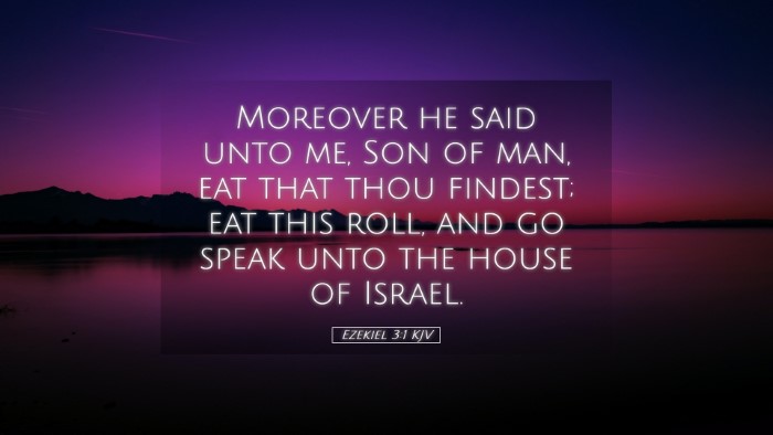 Picture 05 - Ezekiel 3:1 KJV Desktop Wallpaper - Moreover he said unto me, Son of man, eat that - Desktop Bible Verse Wallpaper