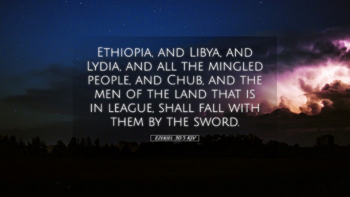 Picture 05 - Ezekiel 30:5 KJV Desktop Wallpaper - Ethiopia, and Libya, and Lydia, and all the - Desktop Bible Verse Wallpaper