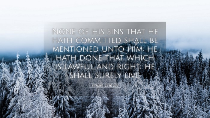 Picture 05 - Ezekiel 33:16 KJV Desktop Wallpaper - None of his sins that he hath committed shall be - Desktop Bible Verse Wallpaper