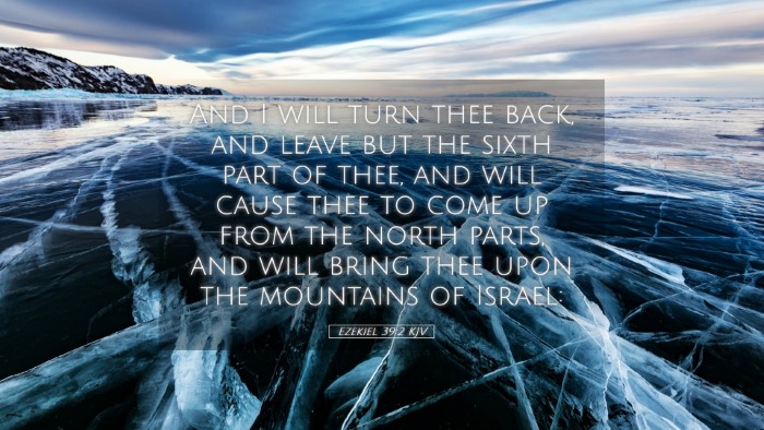 Picture 05 - Ezekiel 39:2 KJV Desktop Wallpaper - And I will turn thee back, and leave but the - Desktop Bible Verse Wallpaper