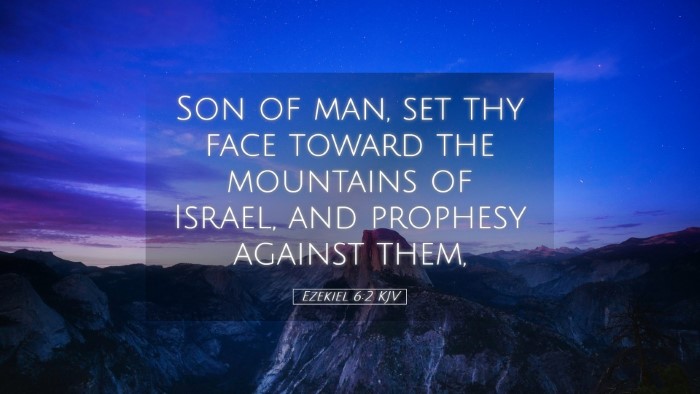 Picture 05 - Ezekiel 6:2 KJV Desktop Wallpaper - Son of man, set thy face toward the mountains of - Desktop Bible Verse Wallpaper