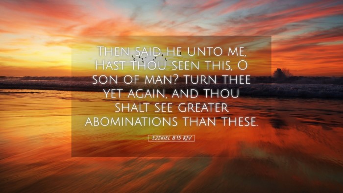 Picture 05 - Ezekiel 8:15 KJV Desktop Wallpaper - Then said he unto me, Hast thou seen this, O son - Desktop Bible Verse Wallpaper