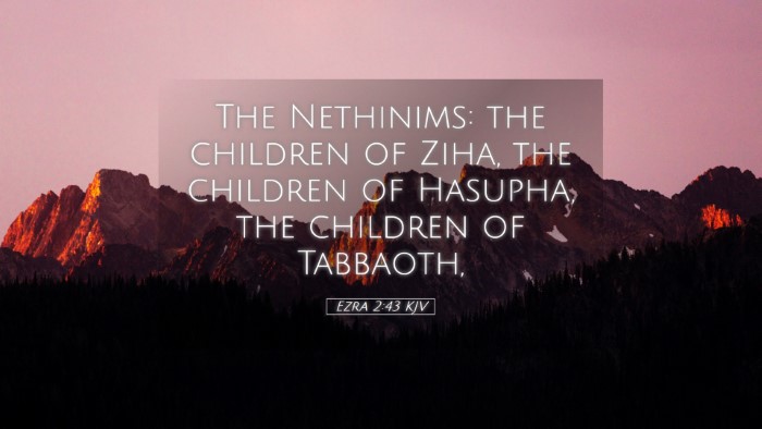Picture 05 - Ezra 2:43 KJV Desktop Wallpaper - The Nethinims: the children of Ziha, the children - Desktop Bible Verse Wallpaper