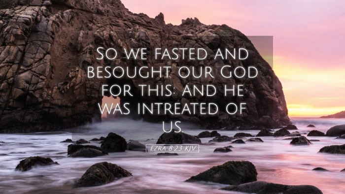Picture 05 - Ezra 8:23 KJV Desktop Wallpaper - So we fasted and besought our God for this: and - Desktop Bible Verse Wallpaper