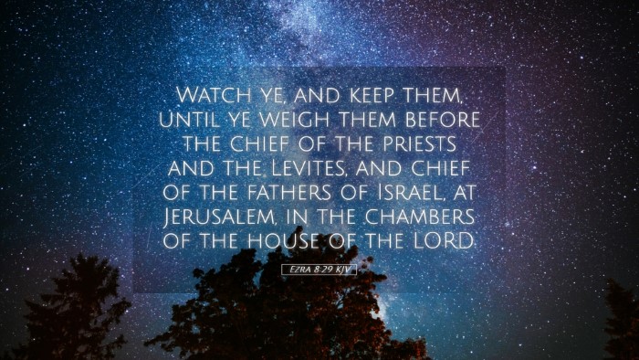 Picture 05 - Ezra 8:29 KJV Desktop Wallpaper - Watch ye, and keep them, until ye weigh them - Desktop Bible Verse Wallpaper