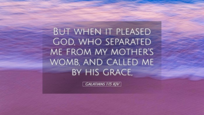 Picture 05 - Galatians 1:15 KJV Desktop Wallpaper - But when it pleased God, who separated me from my - Desktop Bible Verse Wallpaper