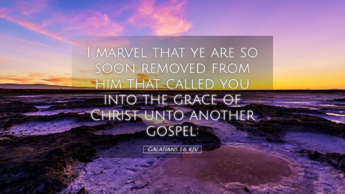 Picture 05 - Galatians 1:6 KJV Desktop Wallpaper - I marvel that ye are so soon removed from him - Desktop Bible Verse Wallpaper