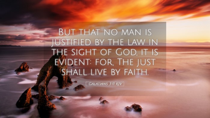 Picture 05 - Galatians 3:11 KJV Desktop Wallpaper - But that no man is justified by the law in the - Desktop Bible Verse Wallpaper