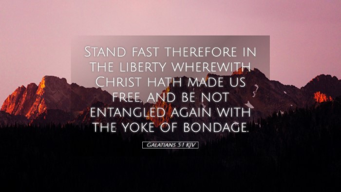 Picture 05 - Galatians 5:1 KJV Desktop Wallpaper - Stand fast therefore in the liberty wherewith - Desktop Bible Verse Wallpaper