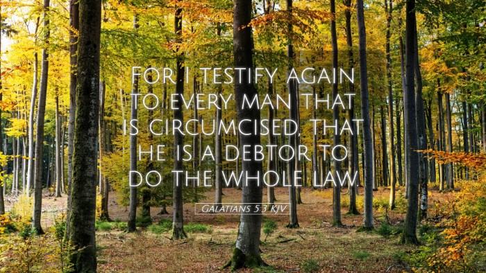 Picture 05 - Galatians 5:3 KJV Desktop Wallpaper - For I testify again to every man that is - Desktop Bible Verse Wallpaper