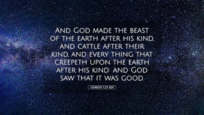 Picture 05 - Genesis 1:25 KJV Desktop Wallpaper - And God made the beast of the earth after his - Desktop Bible Verse Wallpaper