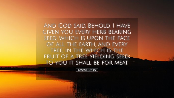 Picture 05 - Genesis 1:29 KJV Desktop Wallpaper - And God said, Behold, I have given you every herb - Desktop Bible Verse Wallpaper