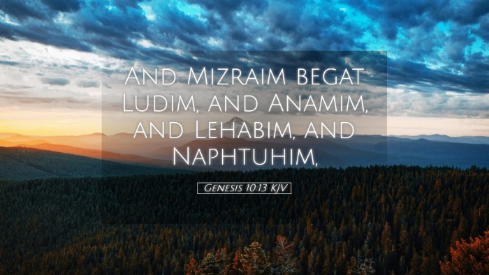 Picture 05 - Genesis 10:13 KJV Desktop Wallpaper - And Mizraim begat Ludim, and Anamim, and Lehabim, - Desktop Bible Verse Wallpaper