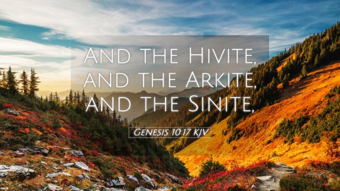 Picture 05 - Genesis 10:17 KJV Desktop Wallpaper - And the Hivite, and the Arkite, and the - Desktop Bible Verse Wallpaper
