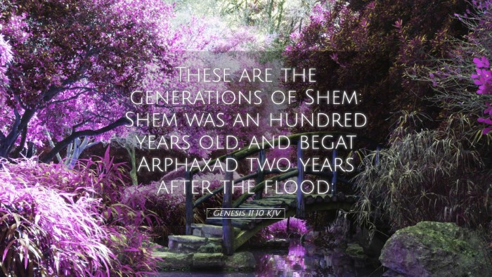 Picture 05 - Genesis 11:10 KJV Desktop Wallpaper - These are the generations of Shem: Shem was an - Desktop Bible Verse Wallpaper