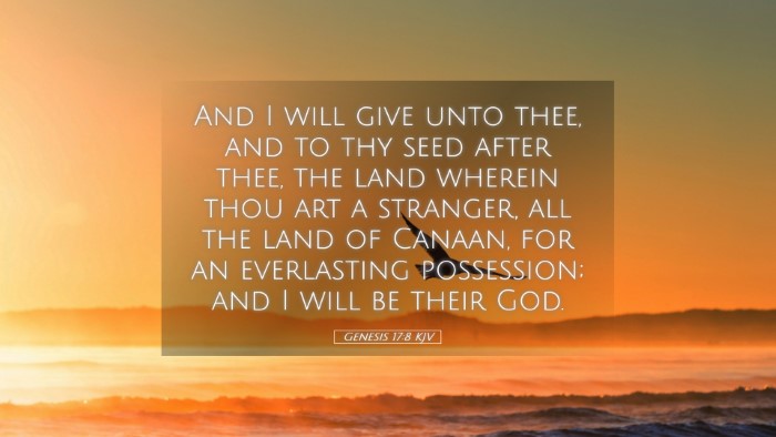 Picture 05 - Genesis 17:8 KJV Desktop Wallpaper - And I will give unto thee, and to thy seed after - Desktop Bible Verse Wallpaper