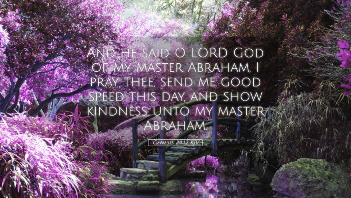 Picture 05 - Genesis 24:12 KJV Desktop Wallpaper - And he said O LORD God of my master Abraham, I - Desktop Bible Verse Wallpaper