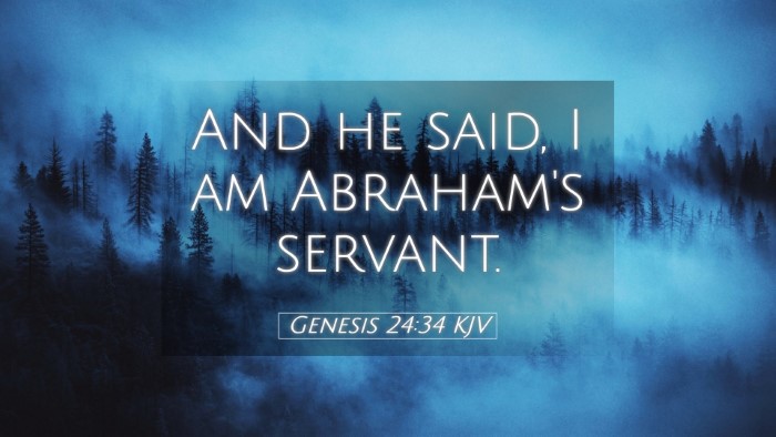 Picture 05 - Genesis 24:34 KJV Desktop Wallpaper - And he said, I am Abraham's - Desktop Bible Verse Wallpaper