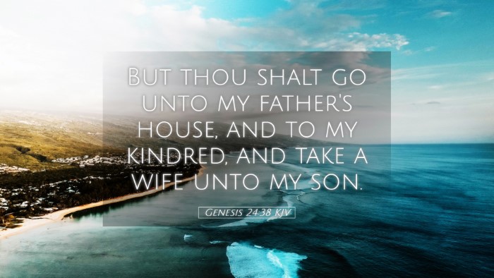Picture 05 - Genesis 24:38 KJV Desktop Wallpaper - But thou shalt go unto my father's house, and to - Desktop Bible Verse Wallpaper