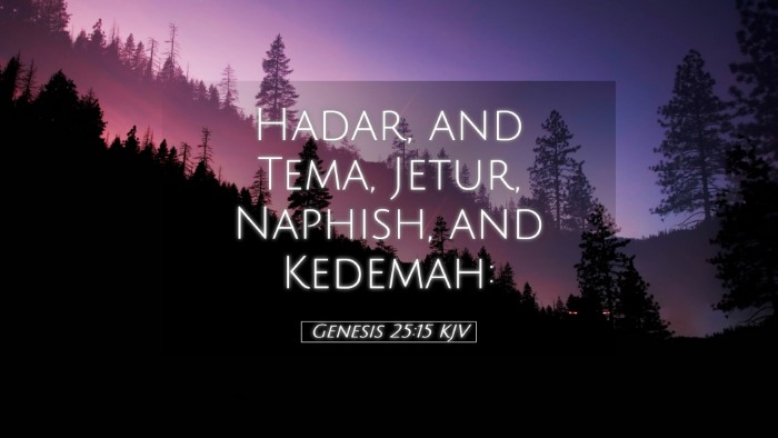 Picture 05 - Genesis 25:15 KJV Desktop Wallpaper - Hadar, and Tema, Jetur, Naphish, and - Desktop Bible Verse Wallpaper