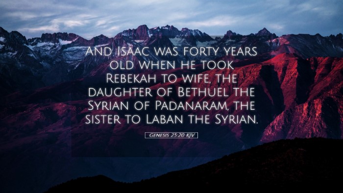 Picture 05 - Genesis 25:20 KJV Desktop Wallpaper - And Isaac was forty years old when he took - Desktop Bible Verse Wallpaper