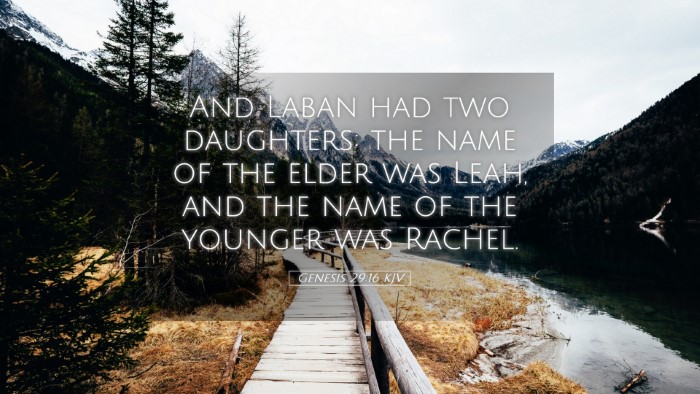 Picture 05 - Genesis 29:16 KJV Desktop Wallpaper - And Laban had two daughters: the name of the - Desktop Bible Verse Wallpaper