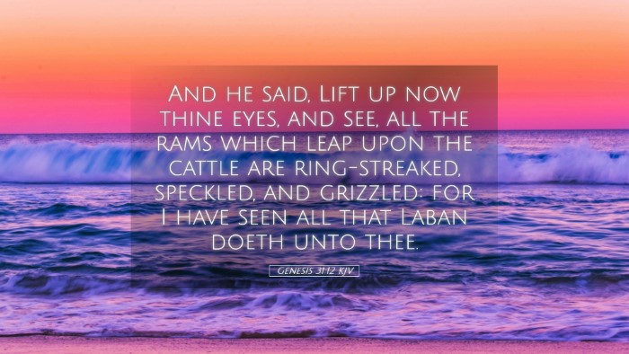 Picture 05 - Genesis 31:12 KJV Desktop Wallpaper - And he said, Lift up now thine eyes, and see, all - Desktop Bible Verse Wallpaper