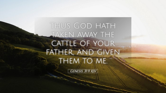 Picture 05 - Genesis 31:9 KJV Desktop Wallpaper - Thus God hath taken away the cattle of your - Desktop Bible Verse Wallpaper