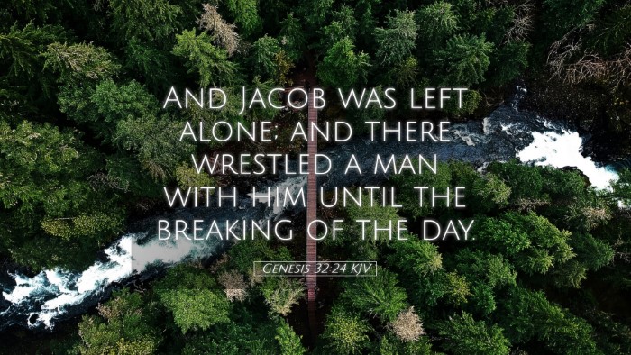 Picture 05 - Genesis 32:24 KJV Desktop Wallpaper - And Jacob was left alone; and there wrestled a - Desktop Bible Verse Wallpaper
