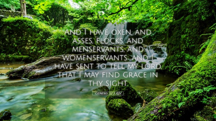 Picture 05 - Genesis 32:5 KJV Desktop Wallpaper - And I have oxen, and asses, flocks, and - Desktop Bible Verse Wallpaper