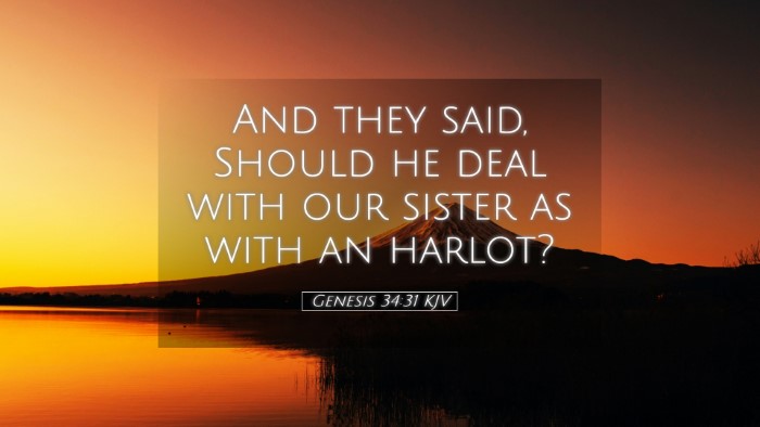 Picture 05 - Genesis 34:31 KJV Desktop Wallpaper - And they said, Should he deal with our sister as - Desktop Bible Verse Wallpaper
