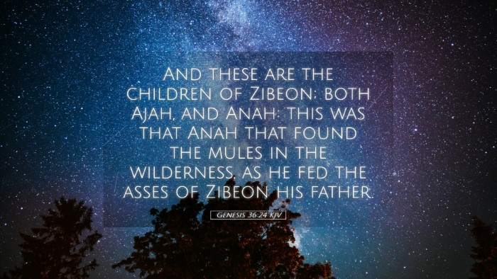 Picture 05 - Genesis 36:24 KJV Desktop Wallpaper - And these are the children of Zibeon; both Ajah, - Desktop Bible Verse Wallpaper