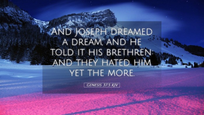 Picture 05 - Genesis 37:5 KJV Desktop Wallpaper - And Joseph dreamed a dream, and he told it his - Desktop Bible Verse Wallpaper