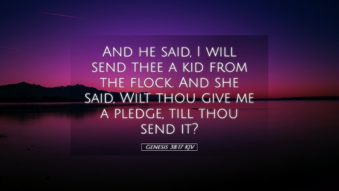 Picture 05 - Genesis 38:17 KJV Desktop Wallpaper - And he said, I will send thee a kid from the - Desktop Bible Verse Wallpaper