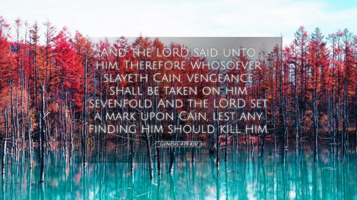 Picture 05 - Genesis 4:15 KJV Desktop Wallpaper - And the LORD said unto him, Therefore whosoever - Desktop Bible Verse Wallpaper