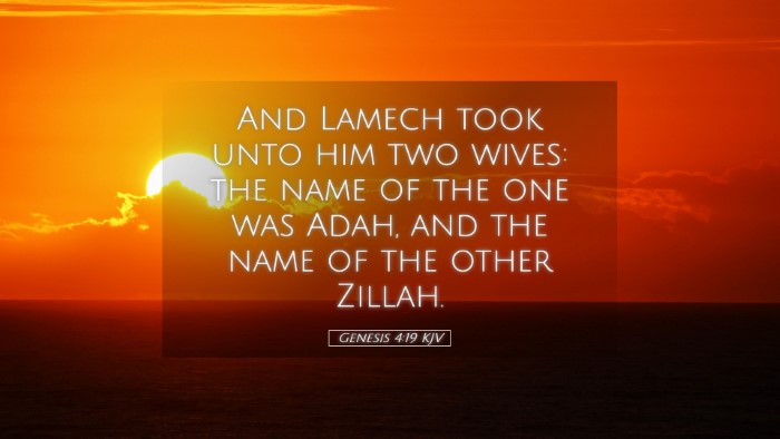 Picture 05 - Genesis 4:19 KJV Desktop Wallpaper - And Lamech took unto him two wives: the name of - Desktop Bible Verse Wallpaper